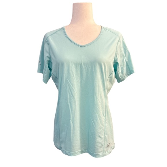Arc'teryx Tops - Arc’teryx Women’s Large Phasic SL Lightweight Running Hiking T-Shirt Aqua